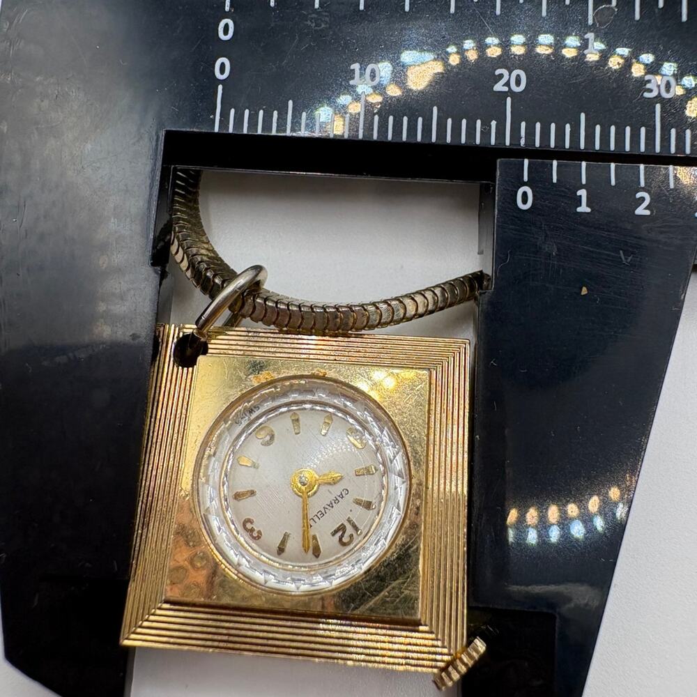1974 Caravelle N4 Manual Wind Pendant Watch - West Germany - AS-IS - Picture 6 of 9